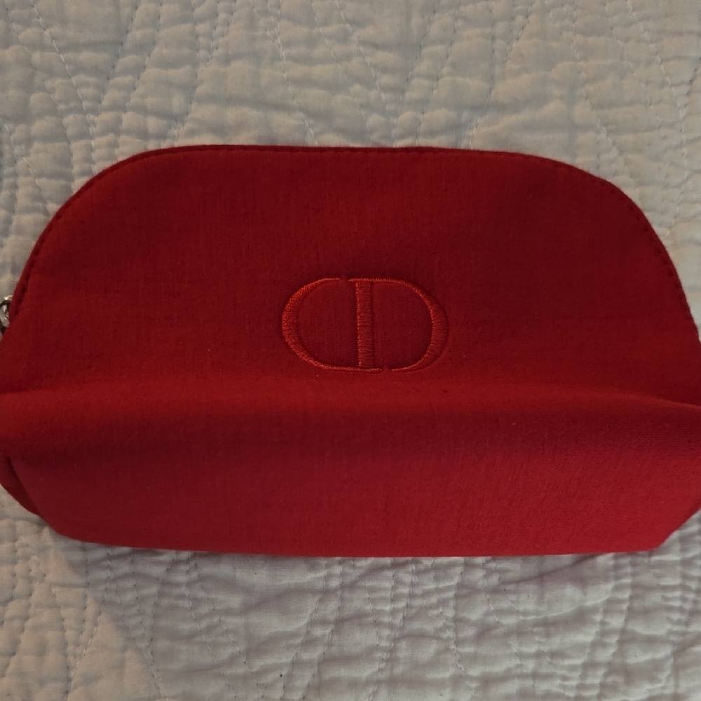 Dior Red  makeup Bag